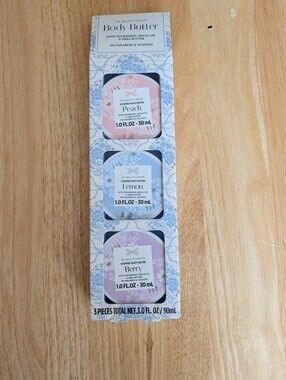 Fruit Scented Body Butter (Peach, Lemon, Berry) New